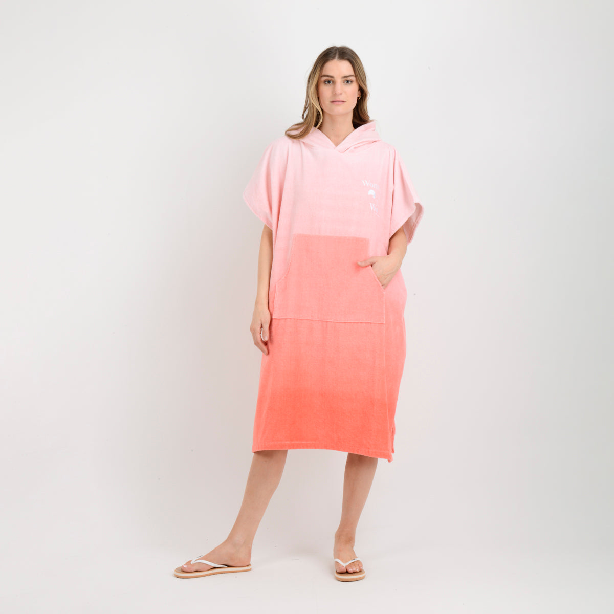 Poncho Toalla Oneill Mujer Naranjo