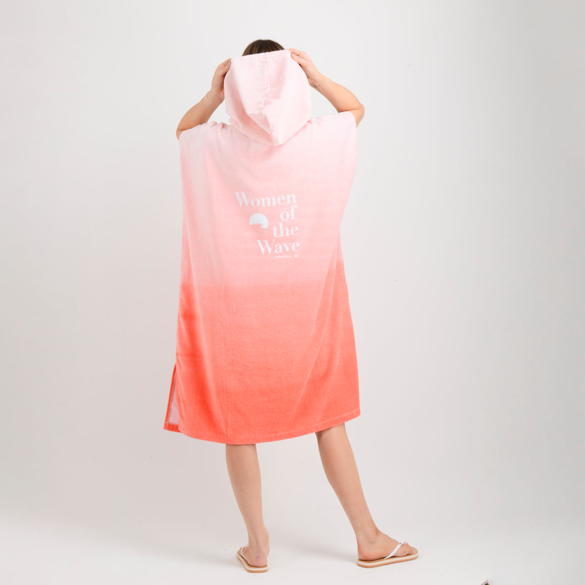 Poncho Toalla Oneill Mujer Naranjo
