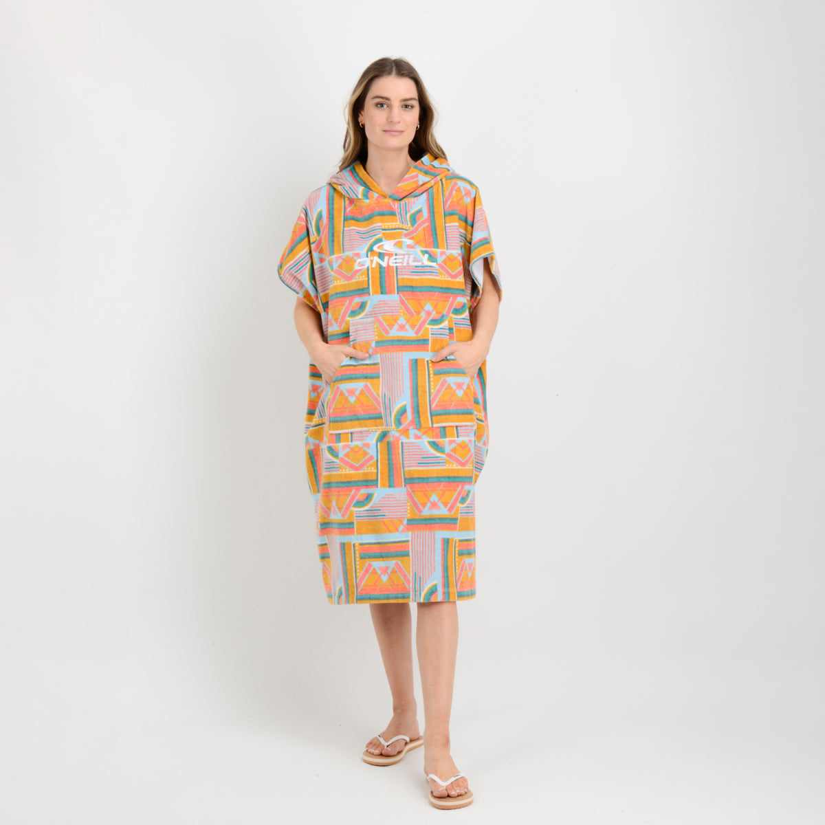 Poncho Toalla Oneill Mujer Artgeo Amarillo
