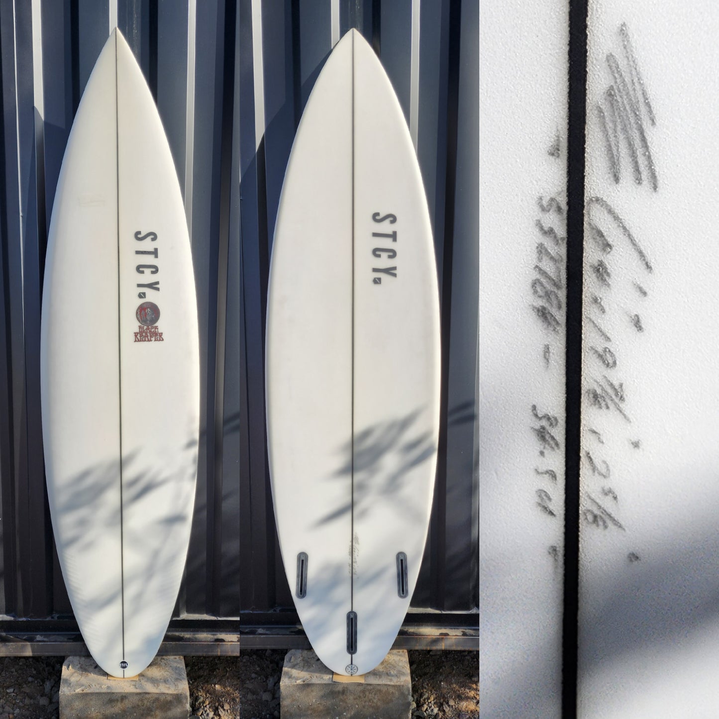 Stacey Black Reaper 6.4 X 19 7/8 X 2 5/8. 34.5L