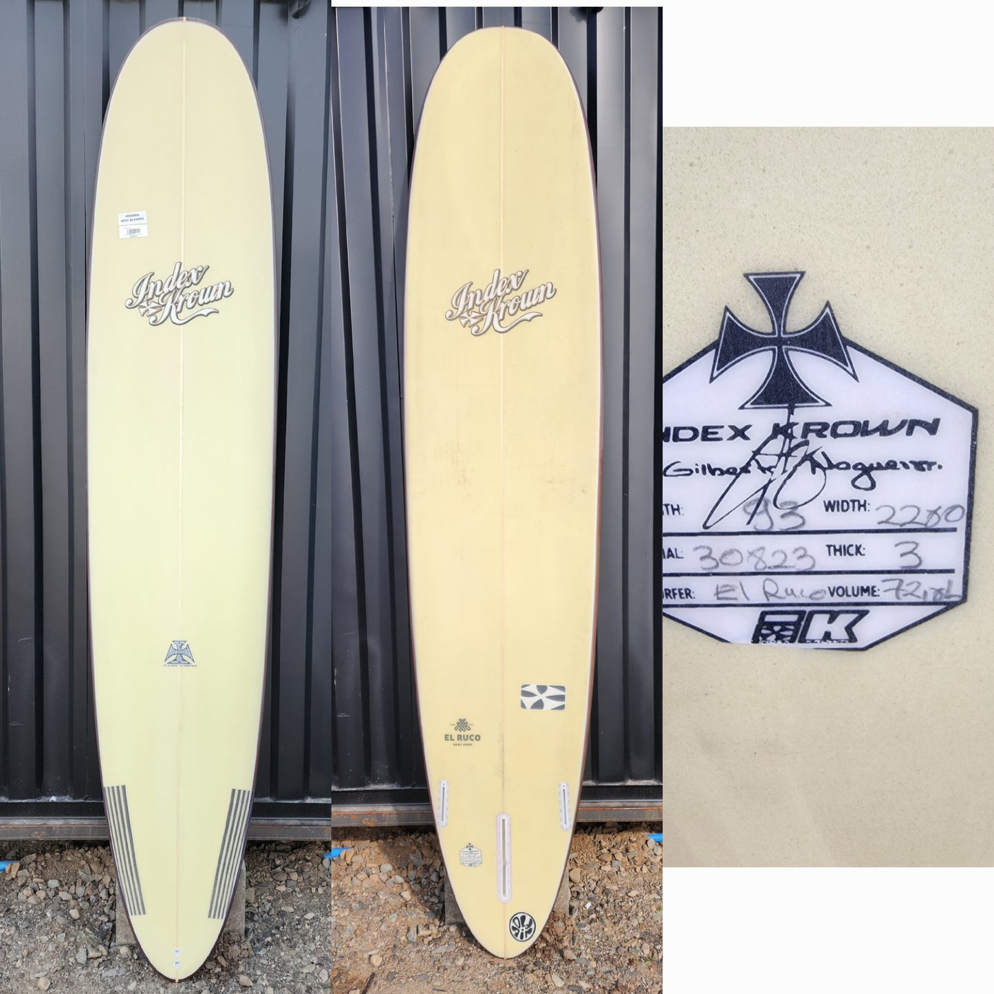 Longboard Old Air 9.3 72.8L Index Krown