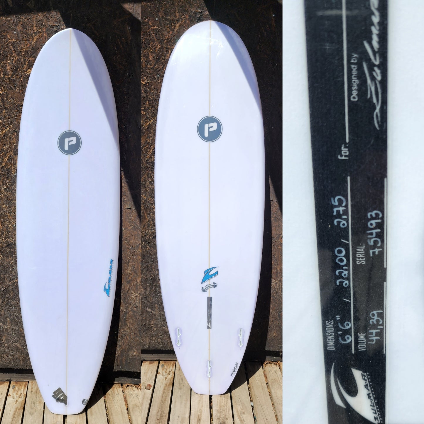 Funboard Pro-Ilha 6.6X22.00X2.75 De 44.39 Lts.