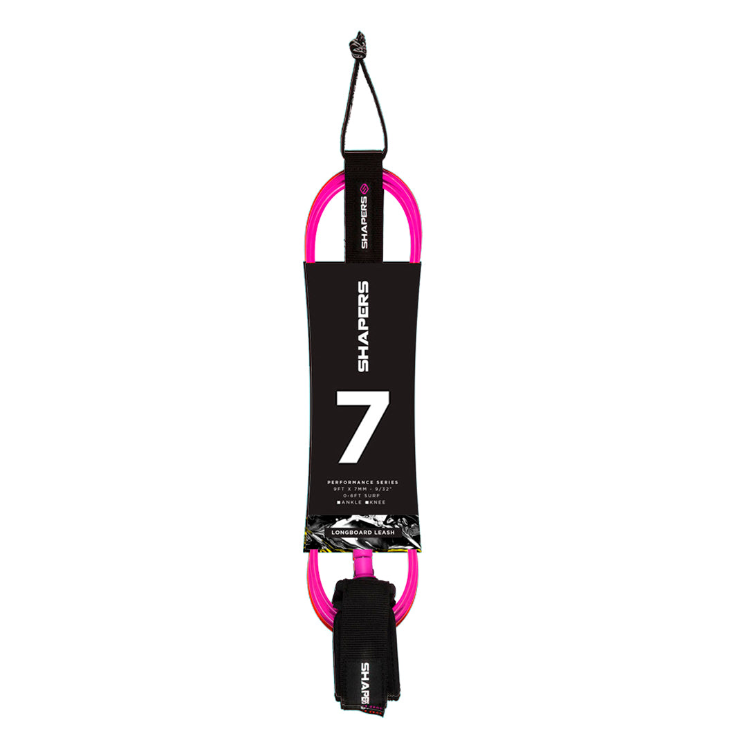 Leash Shapers 7Ft REGULAR color Rosado (edición limitada)