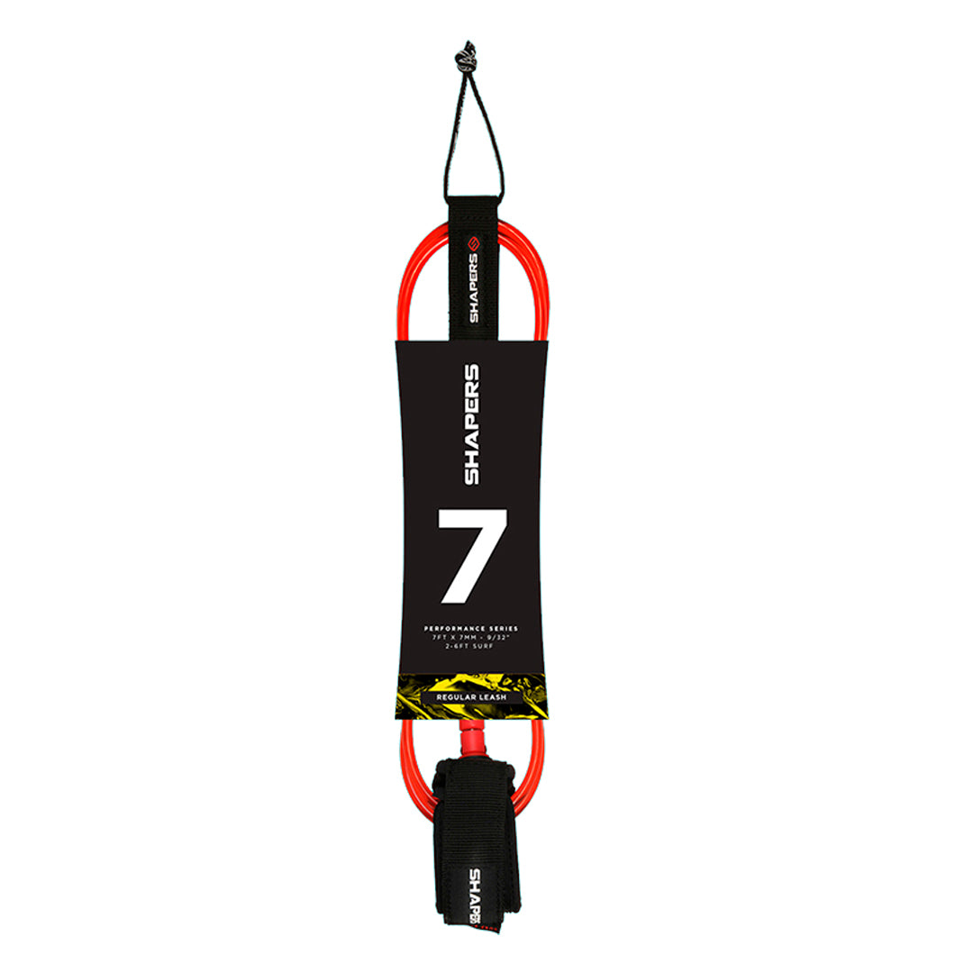Leash Shapers 7Ft REGULAR color Rojo