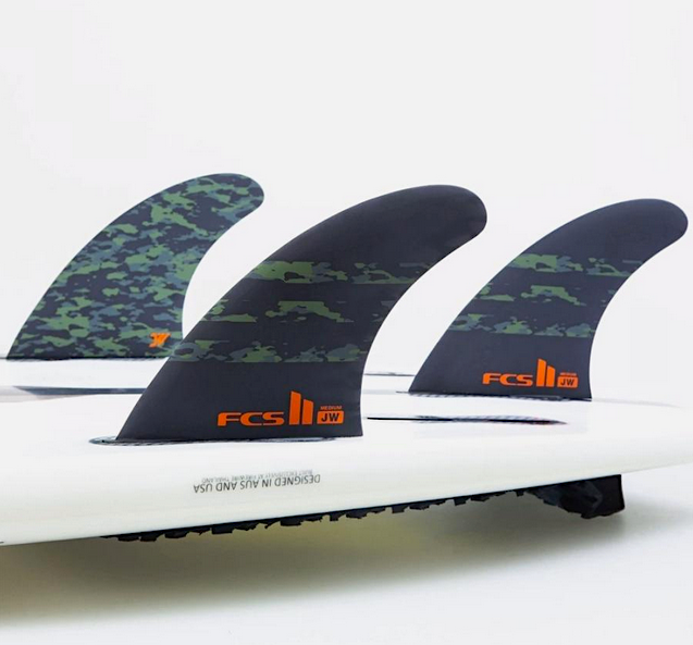 Quillas FCS II JULIAN WILSON Performance Core Army Camo Tri Fins M