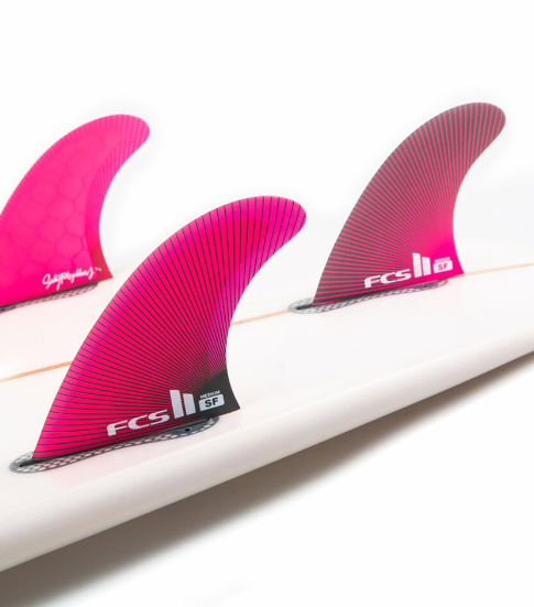 Quillas FCS II SALLY FITZGIBBONS Performance Core PinkBlack Tri Fins M
