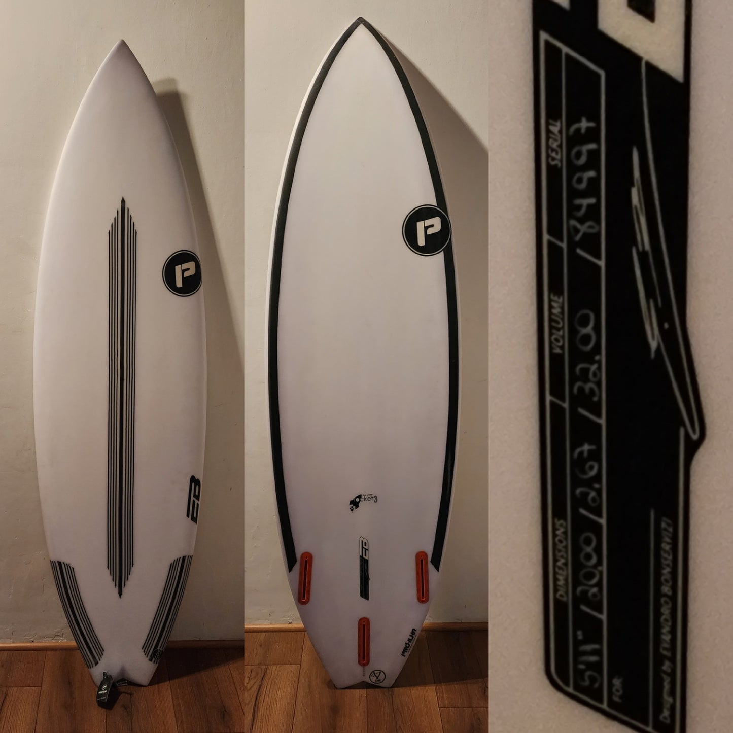 Shortboard Pro-Ilha Rocket3 Eps 5.11X20.00X2.67 De 32.00 Lts