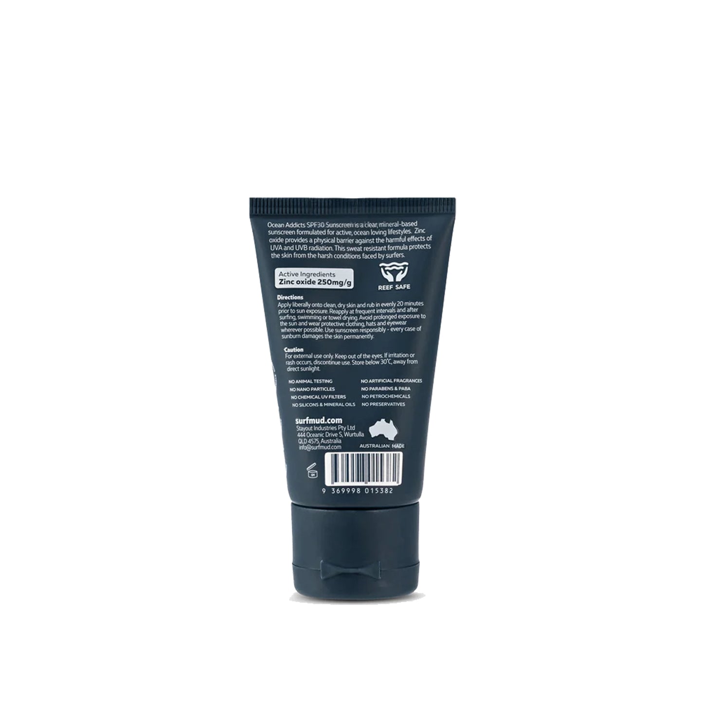 Protector Solar en Crema SURFMUD Ocean Addicts Sunscreen 30spf. 50g.