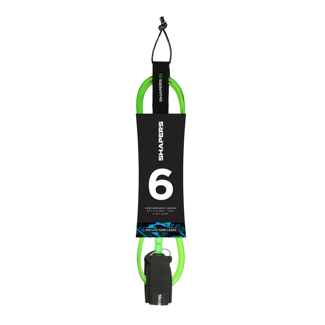 Leash Shapers 6Ft AIR LITE COMP Color Verde