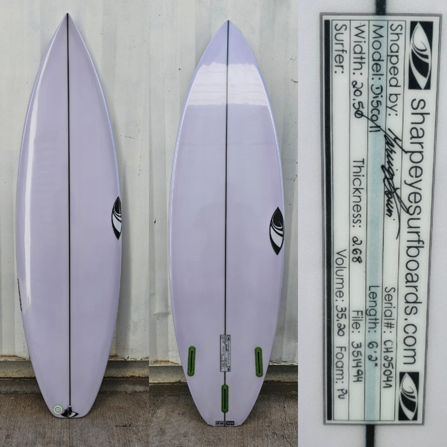 Tabla de Surf Sharpeye Disco II 6