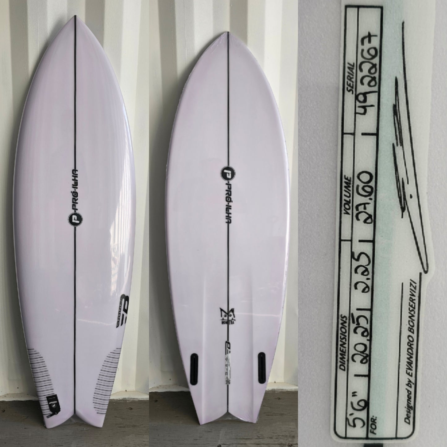 Tabla de Surf Pro-Ilha Monstra Fish 5'6" · 27,60 Litros.