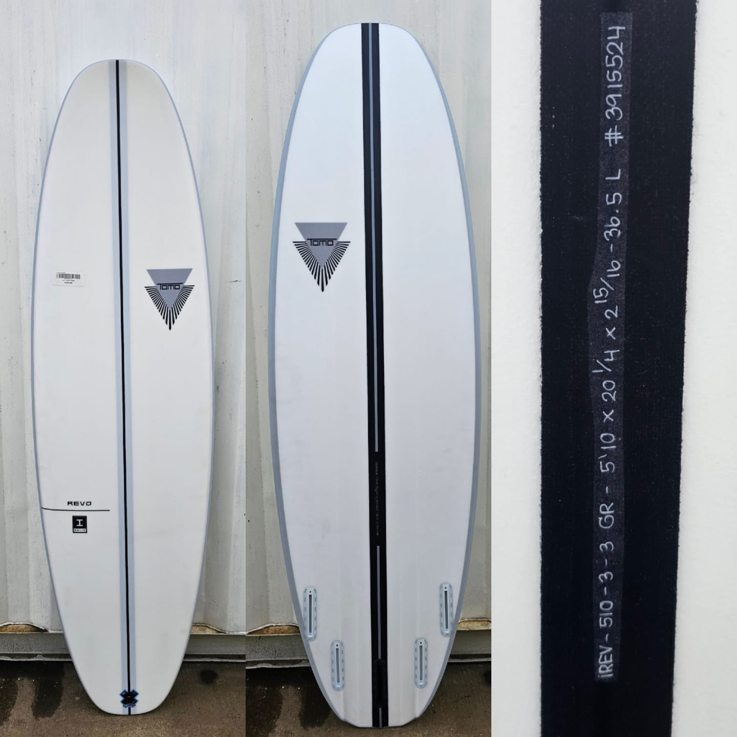 FireWire Surfboards by Tomo 5.10 x 20.1/4 x 2.15/16 x 35.5 Lts. Modelo: Revo