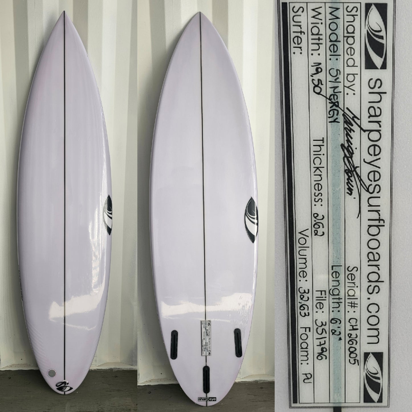 Tabla de Surf Sharpeye Synergy 6'2" · 32,63 L