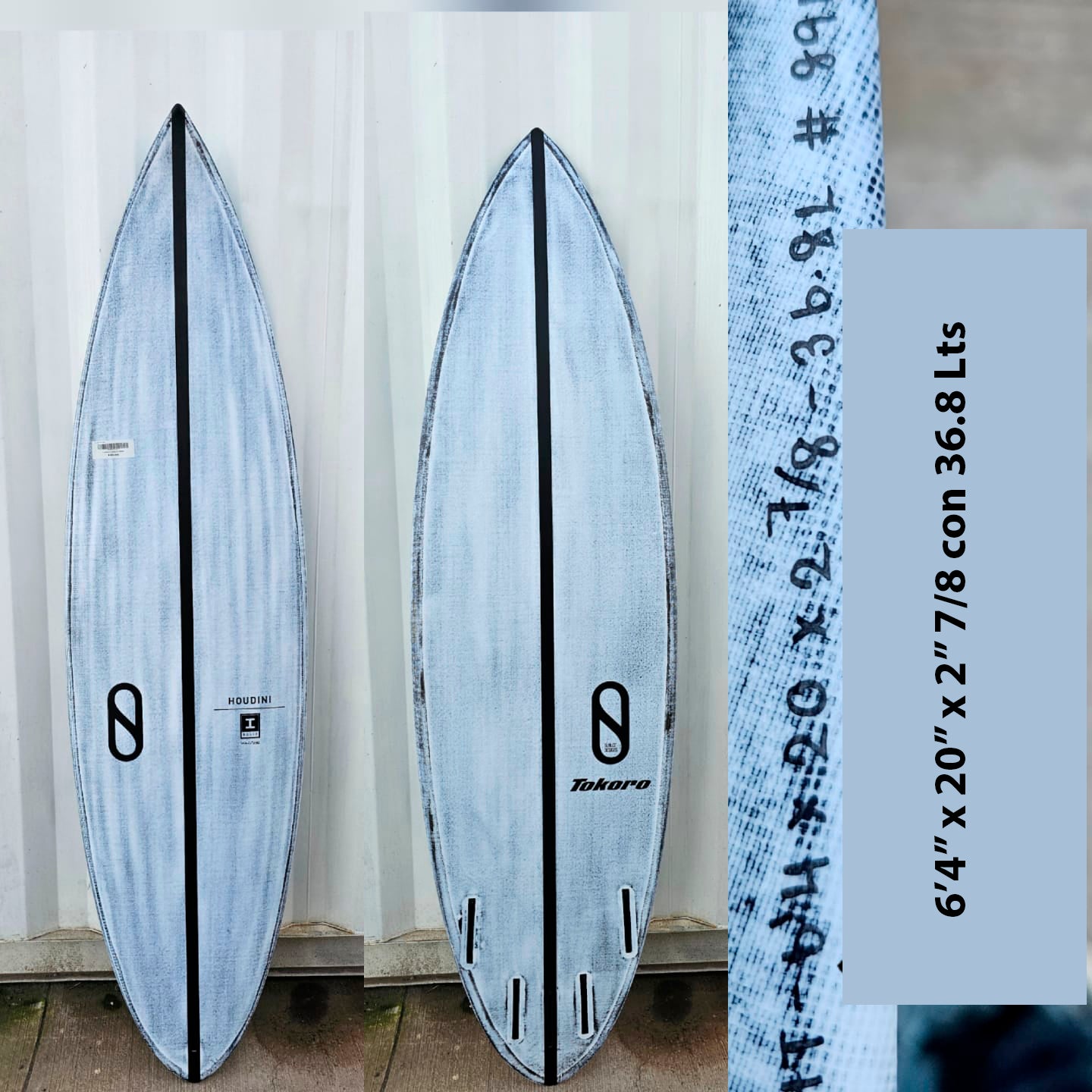 FireWire Houdini Slater Design Shortboard 6.4" x 20" x 2" 7/8 de 36.8 Lts. by Tokoro