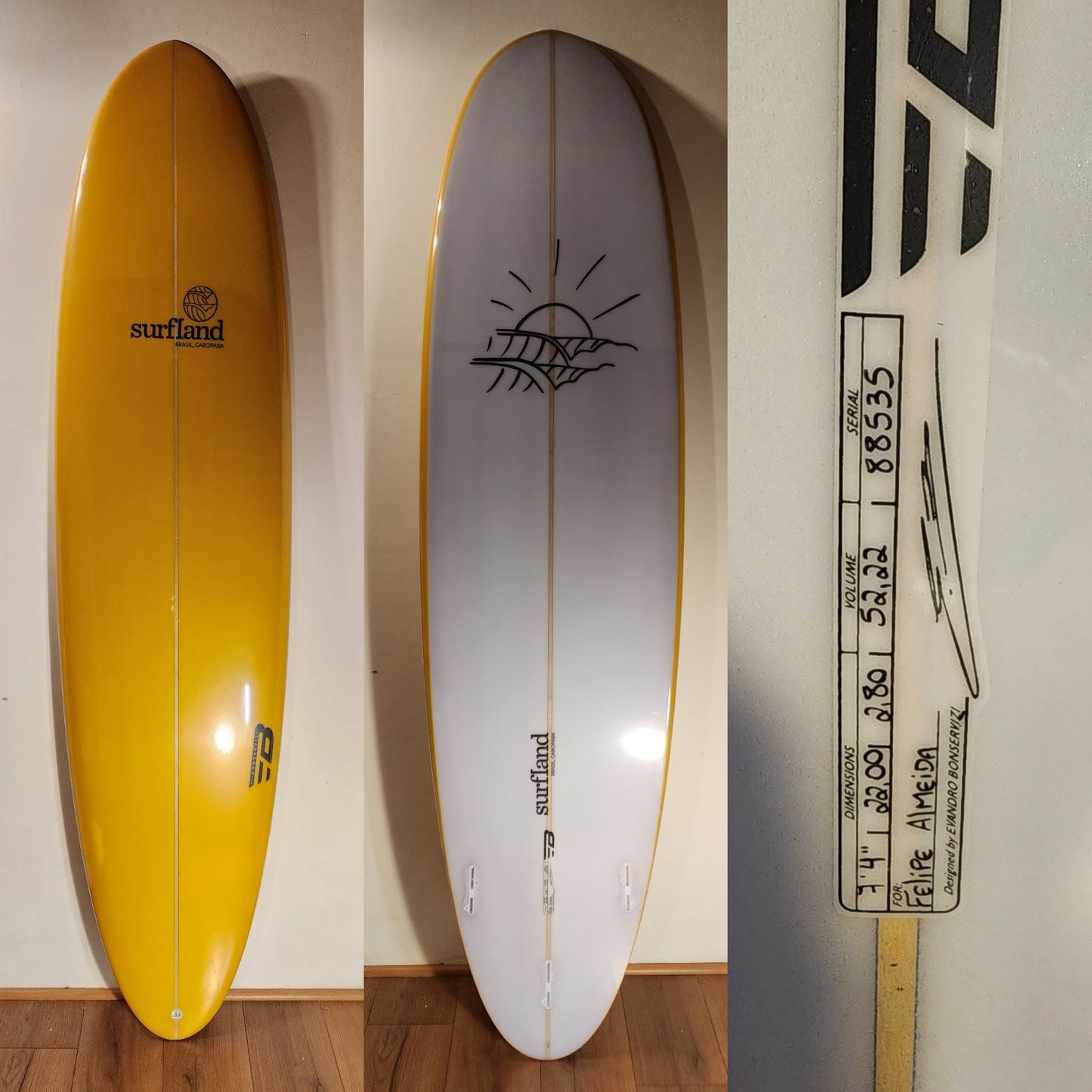 Funboard 7.4X22X2.8 52.22L