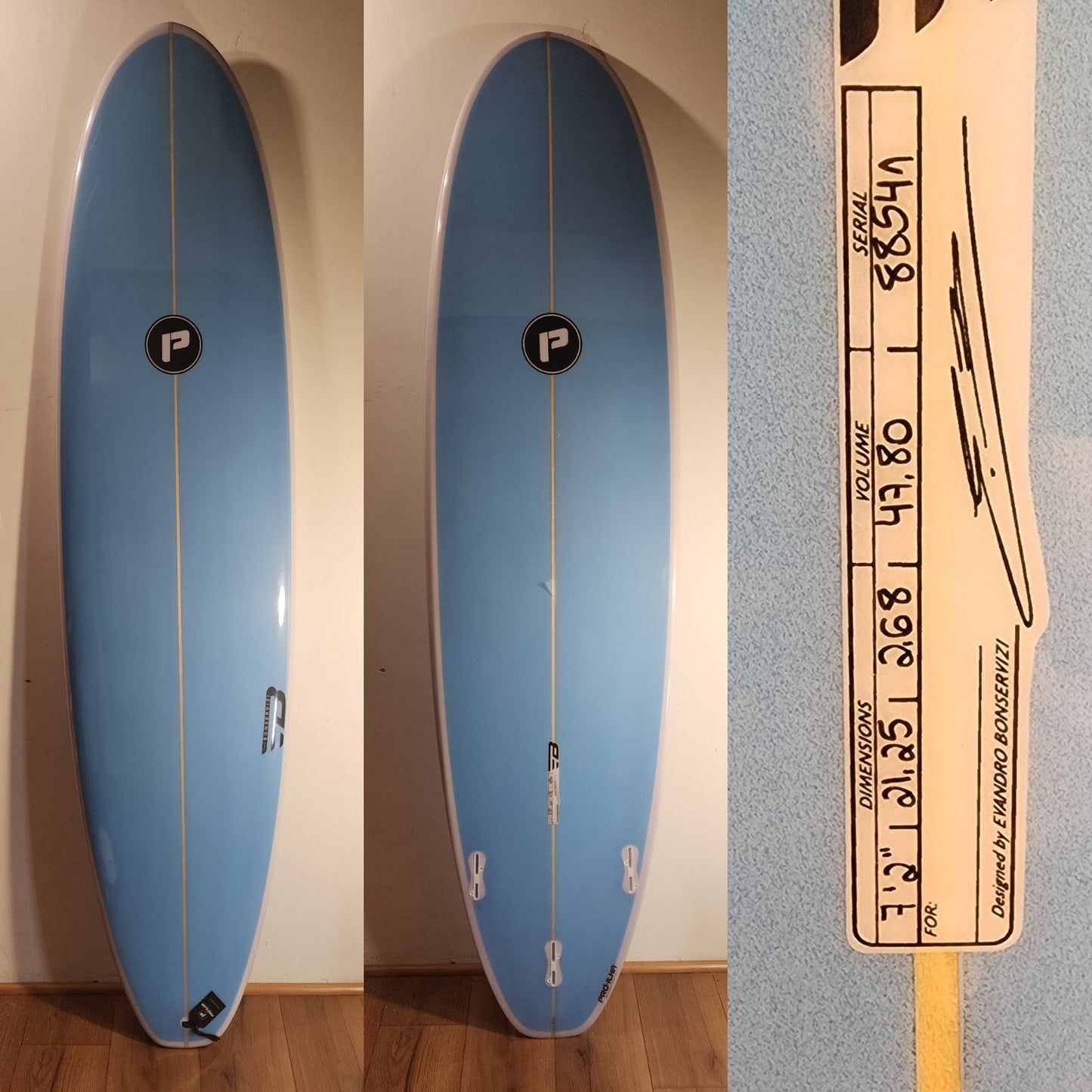 Funboard 7.6X21.25X2.68 47.8L