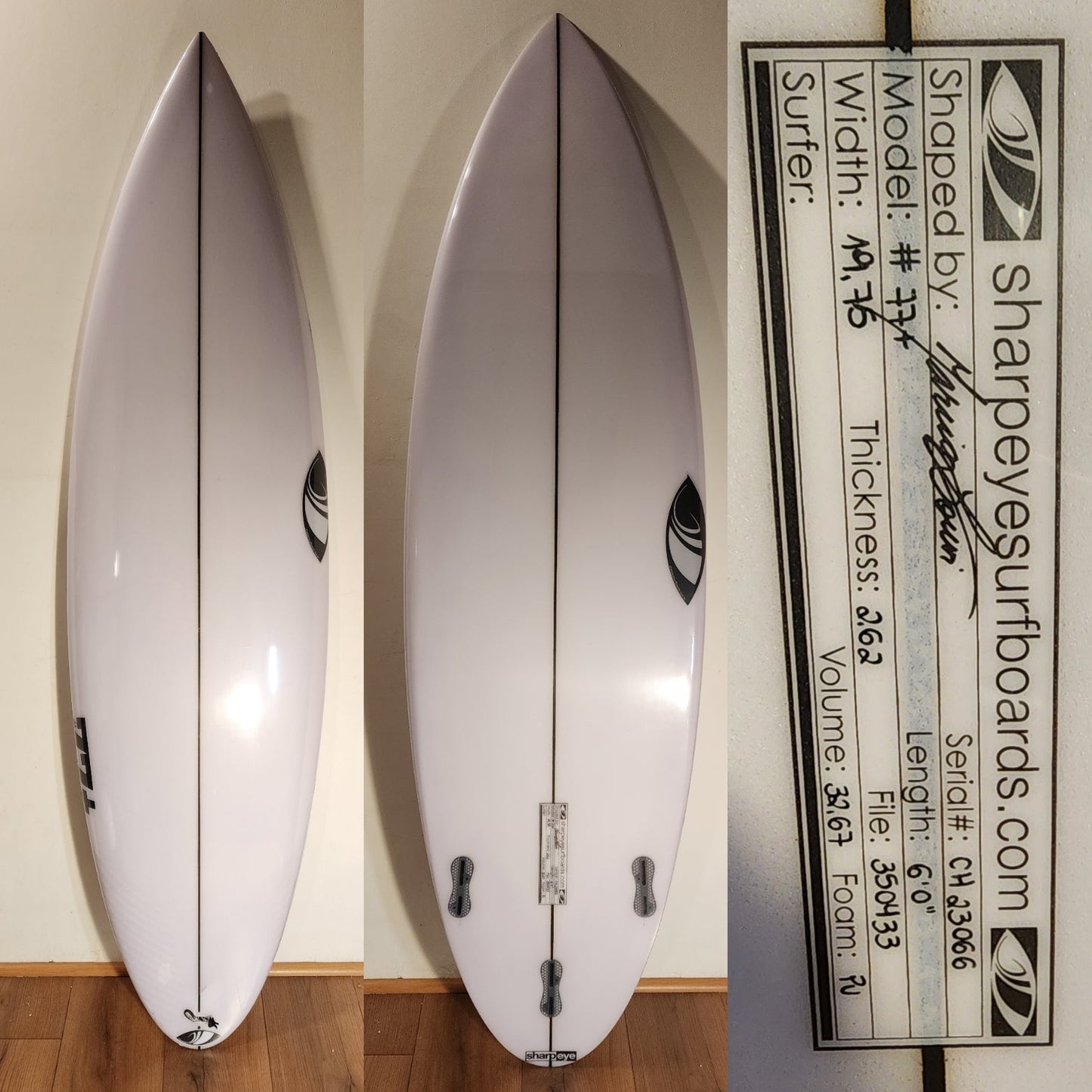 Tabla de Surf High performance modelo: 77+ medidas: 6.0X19.75X2.62. 32.67L