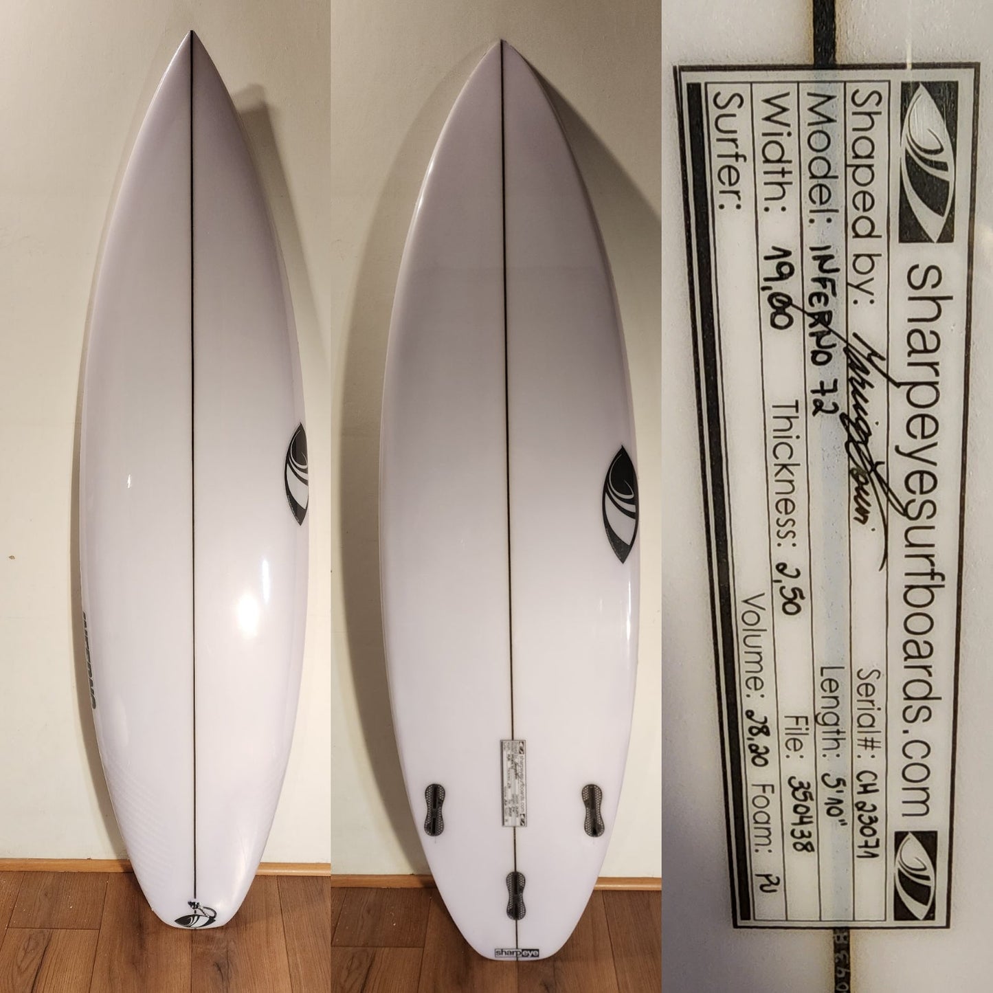 Inferno 72 5.10X19X2.50 28.2L