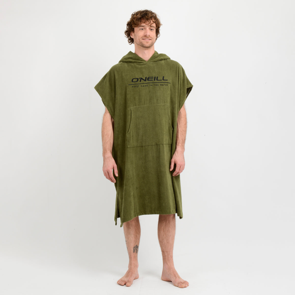 PONCHO TOALLA ONEILL ADULTO VERDE