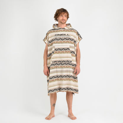 PONCHO TOALLA  ONEILL ADULTO AZTEC BEIGE