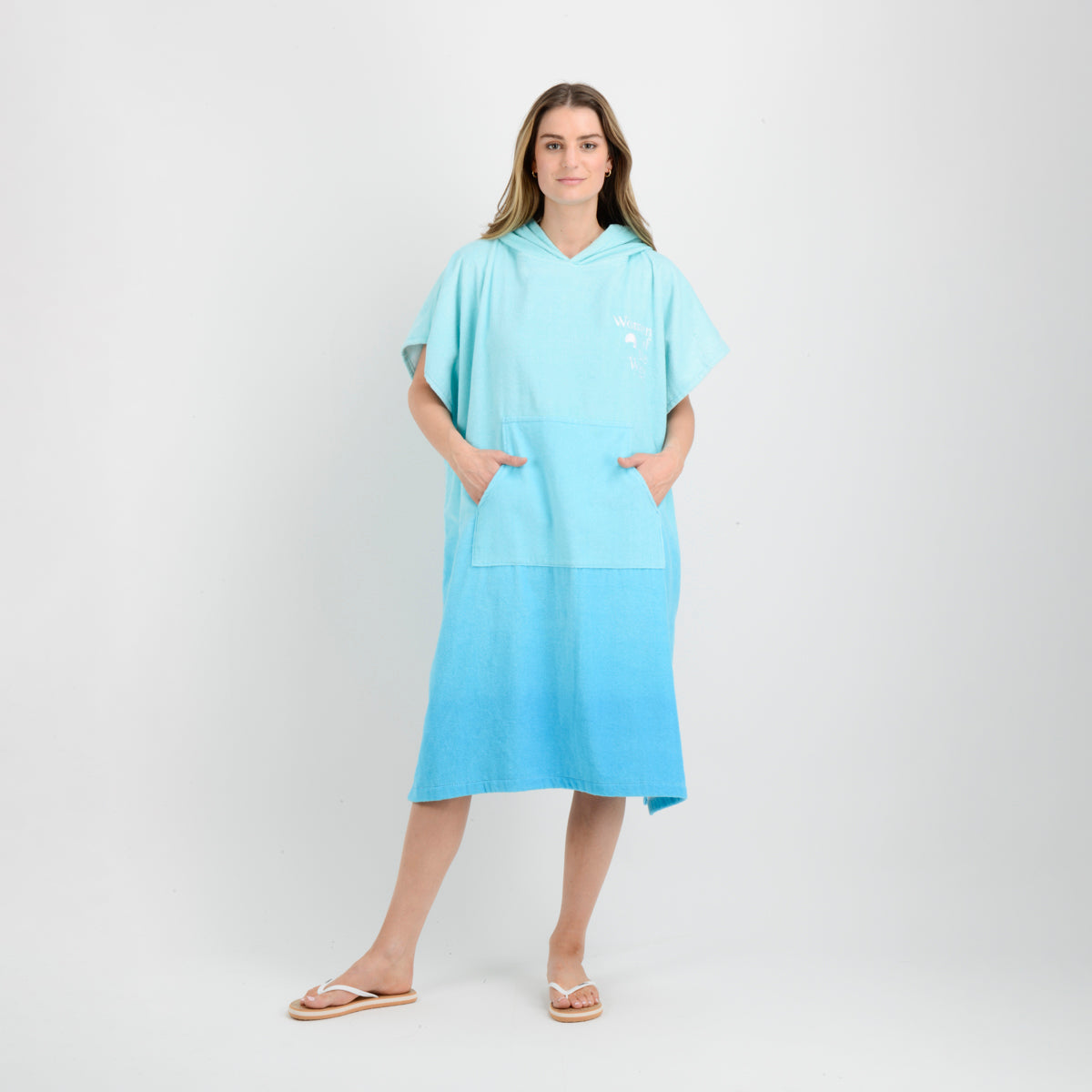 PONCHO TOALLA ONEILL MUJER AZUL