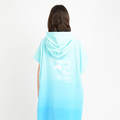 PONCHO TOALLA ONEILL NIÑA AZUL TURQUESA