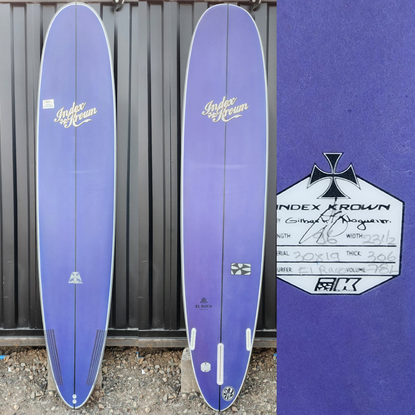 LONGBOARD OLD AIR 9.6 78L INDEX KROWN