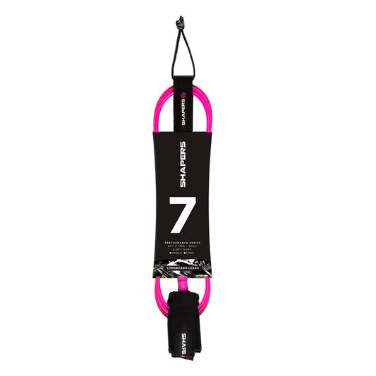 Leash Shapers 7Ft REGULAR color Rosado (edición limitada)