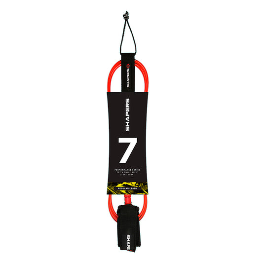 Leash Shapers 7Ft REGULAR color Rojo