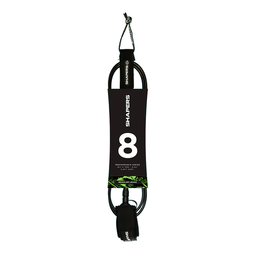 Leash Shapers 8ft Regular color Negro
