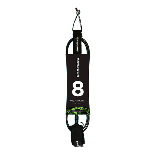 Leash Shapers 8ft Regular color Negro