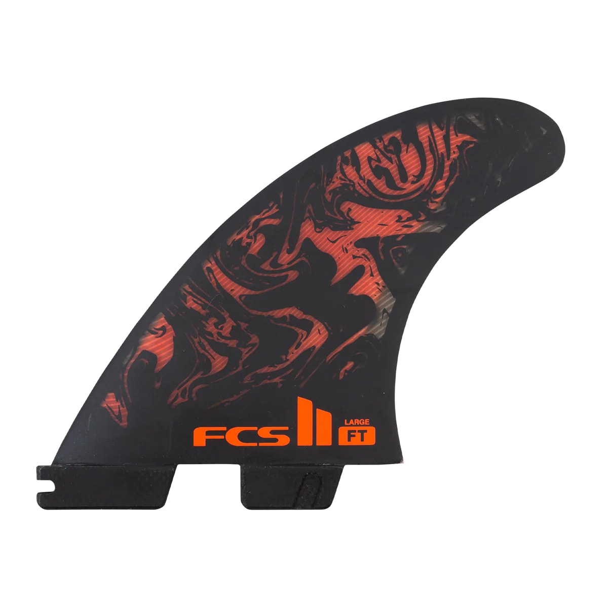 Quillas FCS II FT PC Large Black/Red Tri Fins