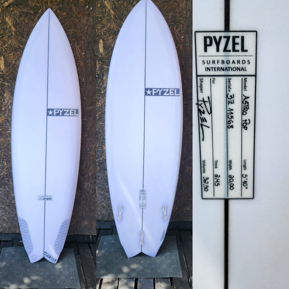 Tabla de Surf Pyzel Astro Pop 5'10" · 32.5 L