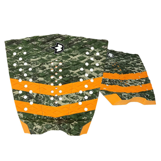 Deck Antiresbalante Banana Wax Performance Tailpad 3 - camuflado naranja