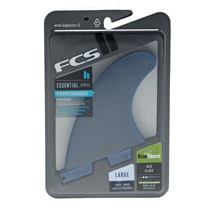 Quillas FCS II Performer EcoBlend NeoGlass Tri Fin Large