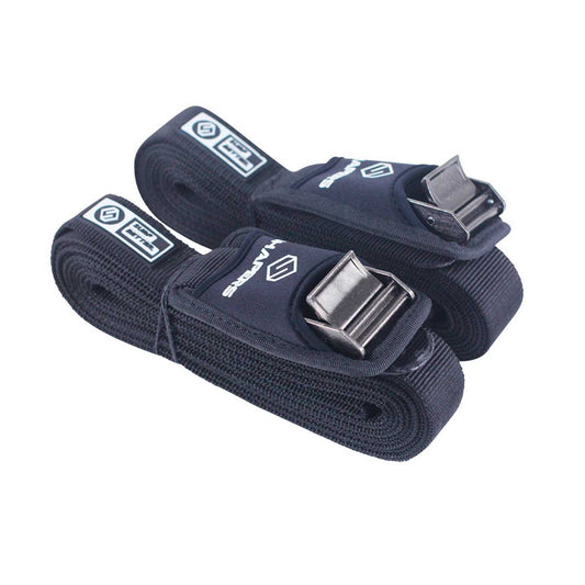 Correas para amarrar en parales de techo del auto (Dos Guinchas de 3.65m).