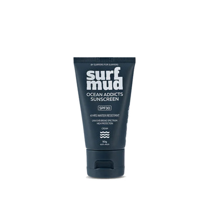 Protector Solar en Crema SURFMUD Ocean Addicts Sunscreen 30spf. 50g.