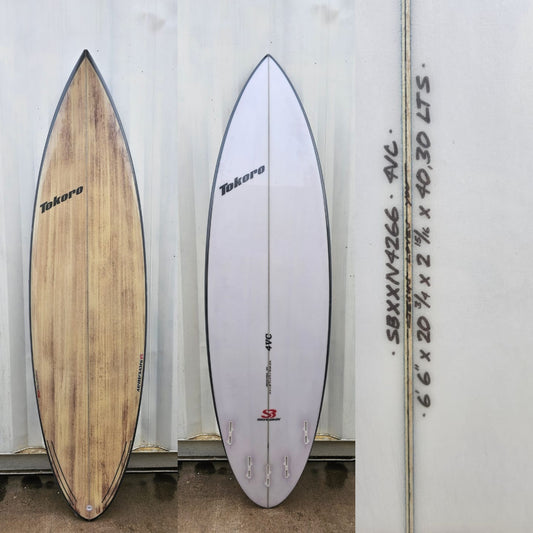 Tokoro by SilverBay Shortboard 6.6" x 20" 3/4 x 2" 15/16 de 40.3 Lts. modelo: 4VC