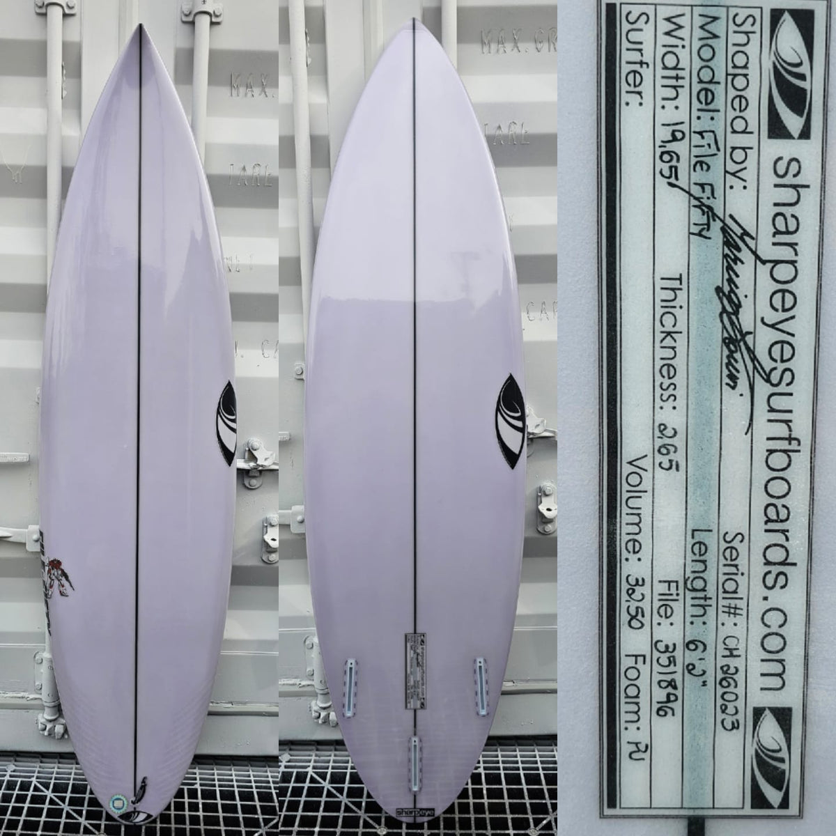 Tabla de Surf Sharpeye File Fifty 6'0" · 32.50L