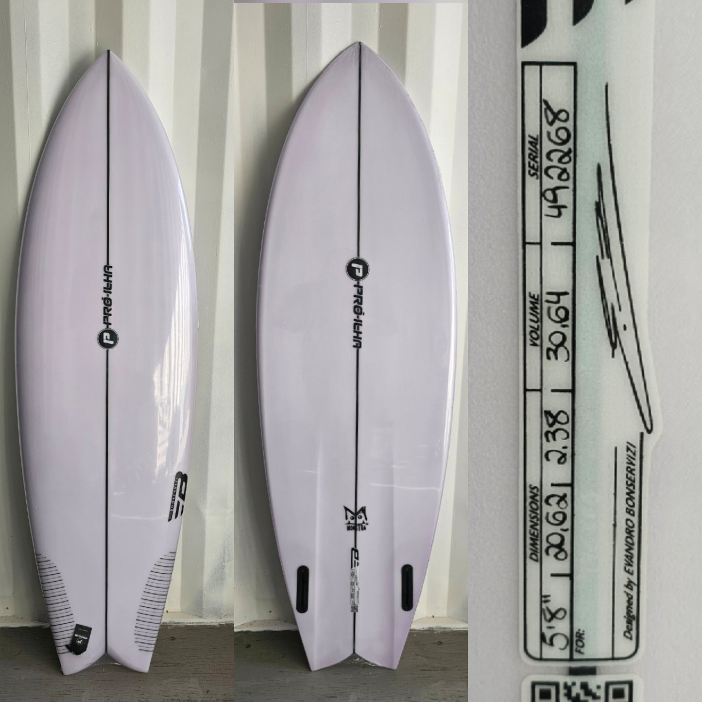 Tabla de Surf Pro-Ilha Monstra Fish 5'8" · 30,64 Litros.