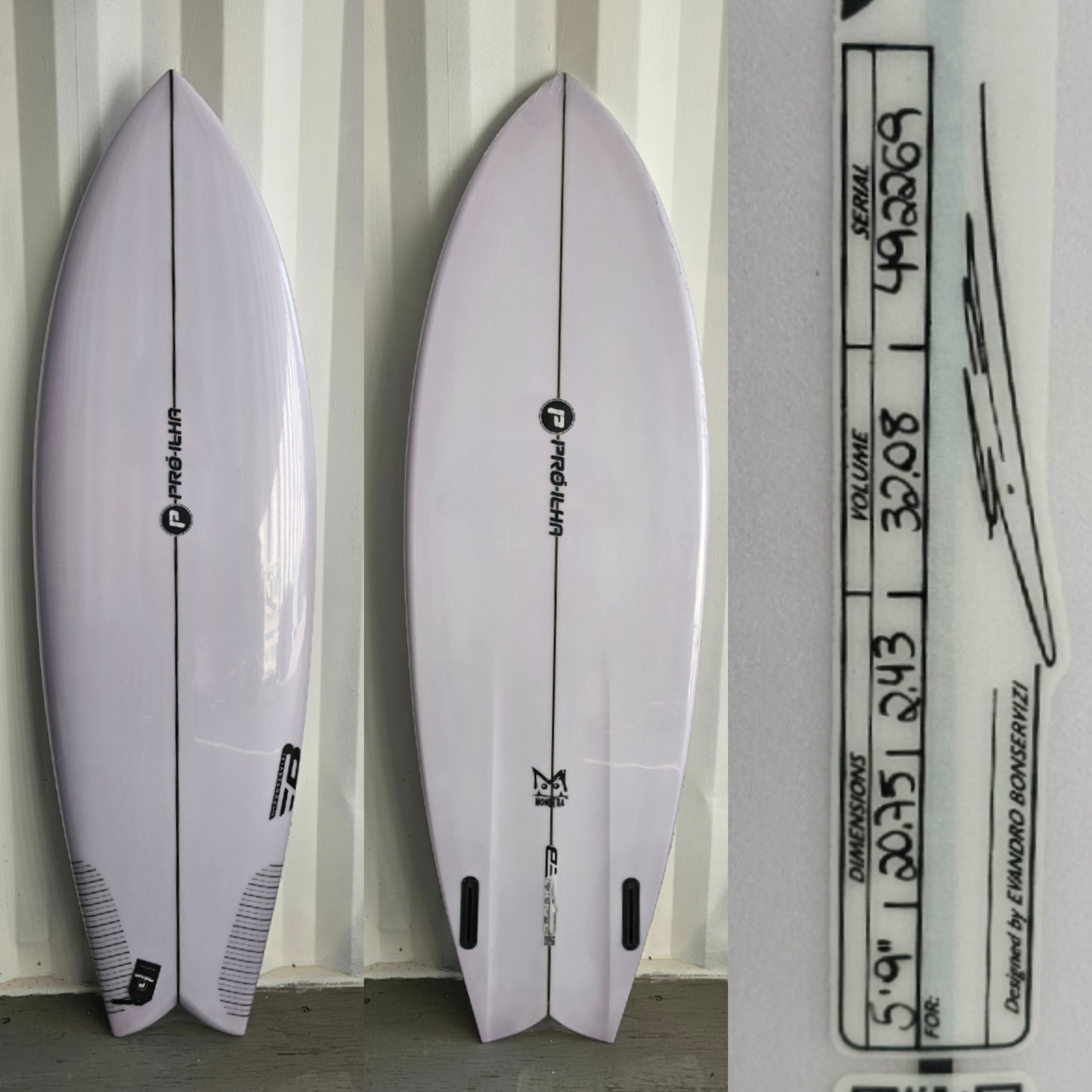 Tabla de Surf Pro-Ilha Monstra Fish 5'9" · 32,08 Litros.