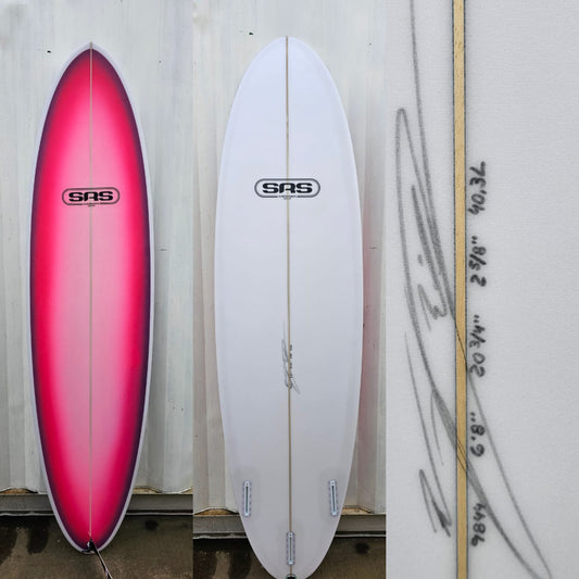 Midlength Surfboard SRS 6.8 x 20.34 x 2.65 y 40.3 Lts. 4Fun