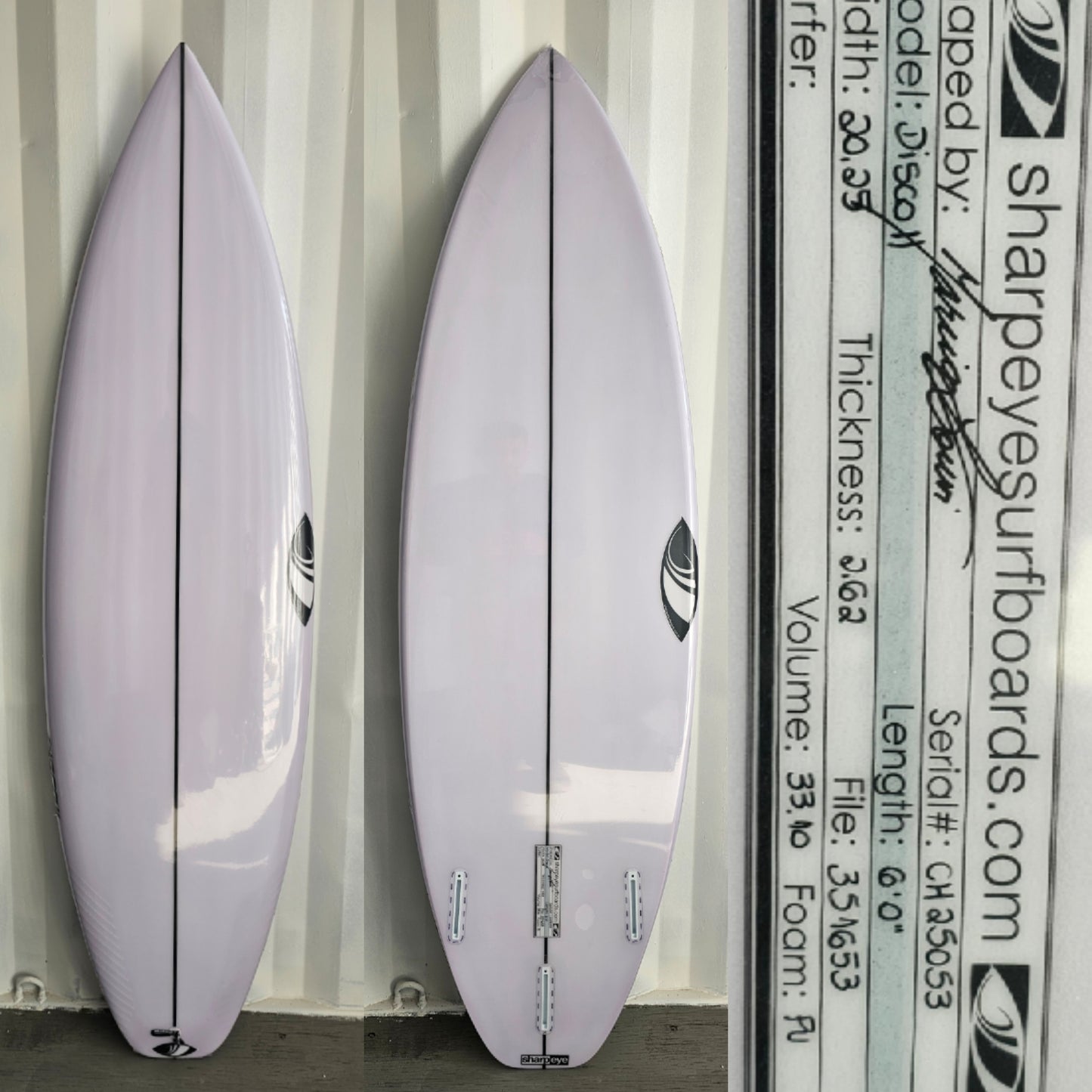 Tabla de Surf Sharpeye Disco II  6'0" - 33.10 L