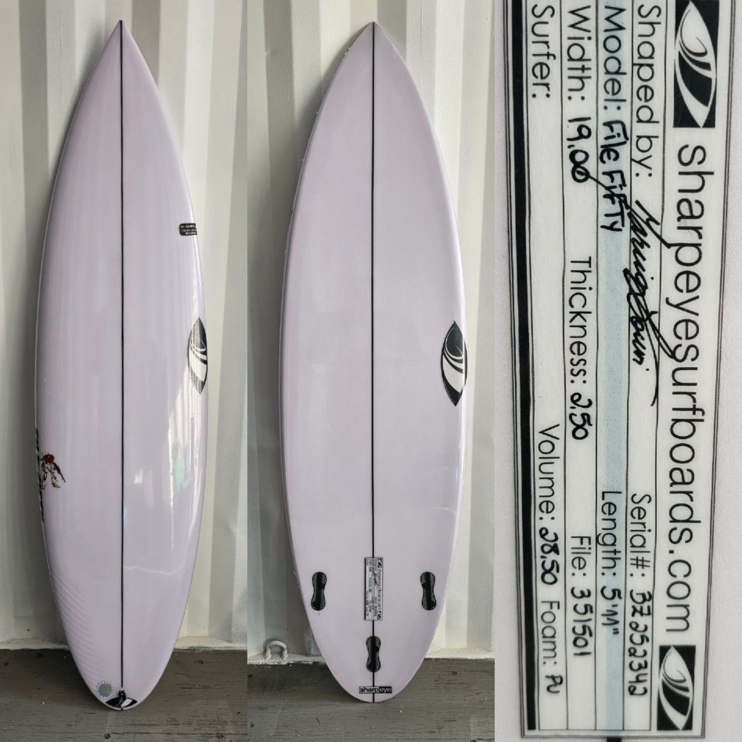Tabla de Surf Sharpeye File Fifty 5'11" · 28,50L
