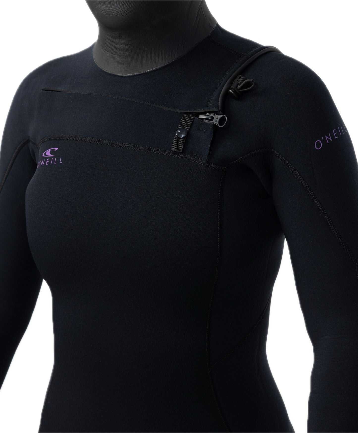 Traje de Surf Mujer O'Neill REACTOR 2 GBS CZ FULL W/ HOOD 5/4MM - Negro