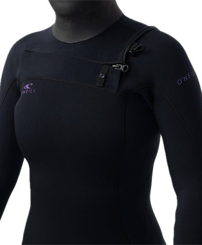 Traje de Surf Mujer O'Neill REACTOR 2 GBS CZ FULL W/ HOOD 5/4MM - Negro