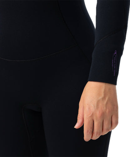 Traje de Surf Mujer O'Neill REACTOR 2 GBS CZ FULL W/ HOOD 5/4MM - Negro