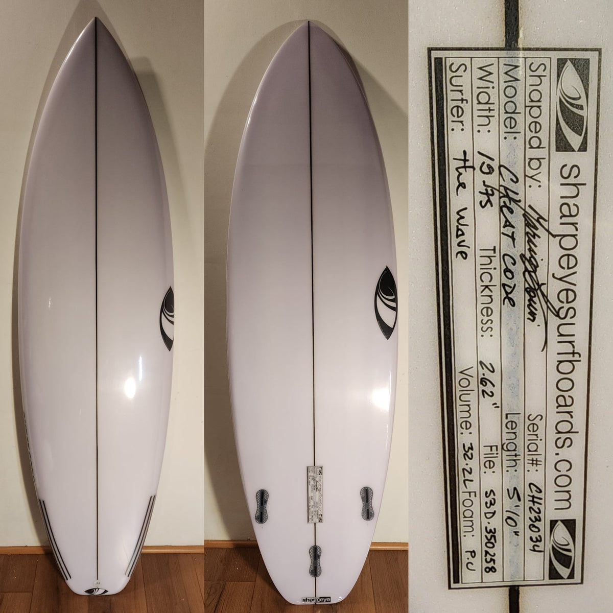 Tabla de Surf Sharpeye Cheat Code 5'10" · 32.2 L