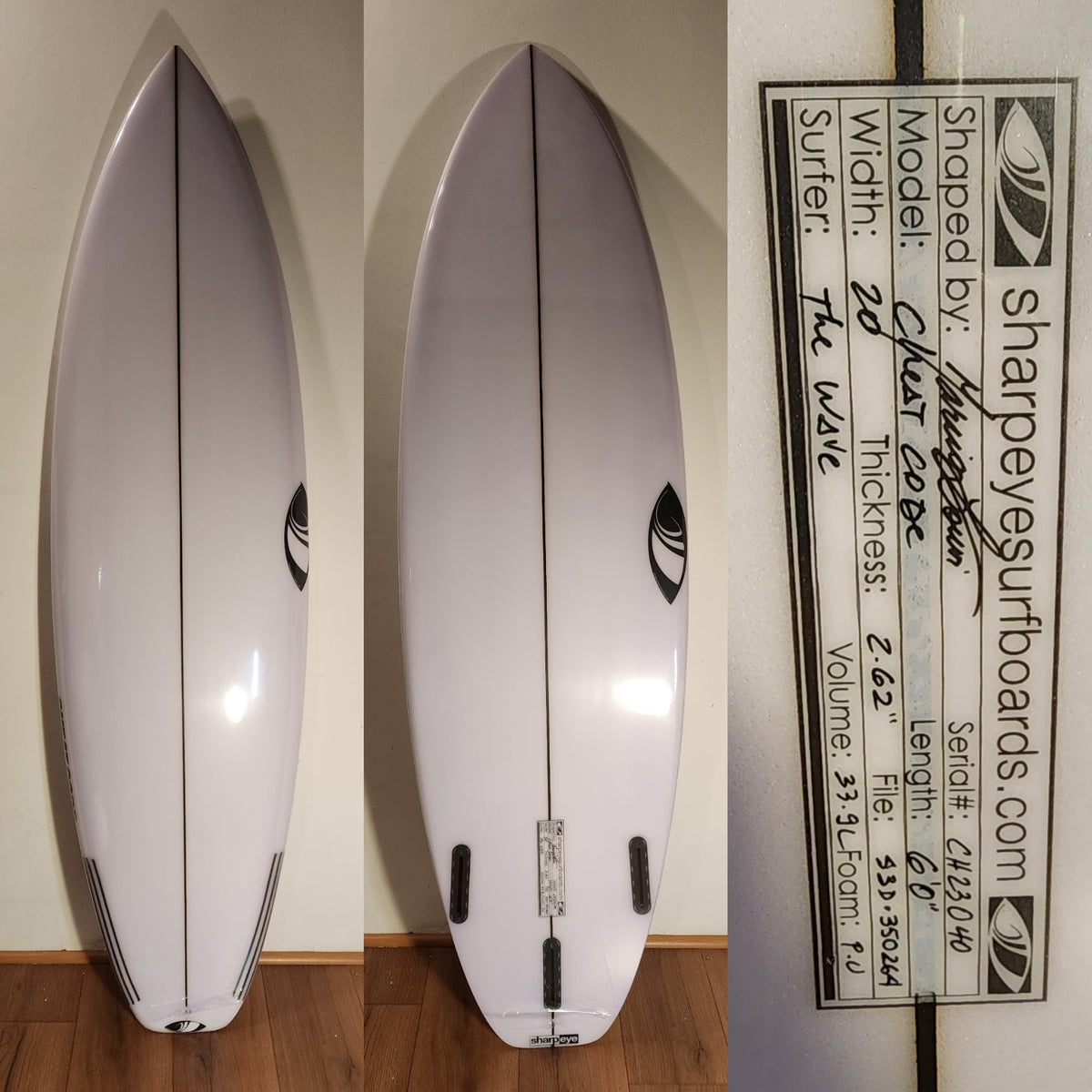 Tabla de Surf Sharpeye Cheat Code 6'0" · 33.9 L