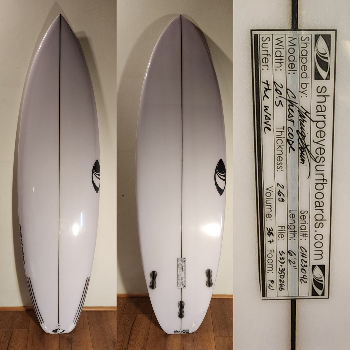 Tabla de Surf Sharpeye Cheat Code 6'2" · 36.7 L